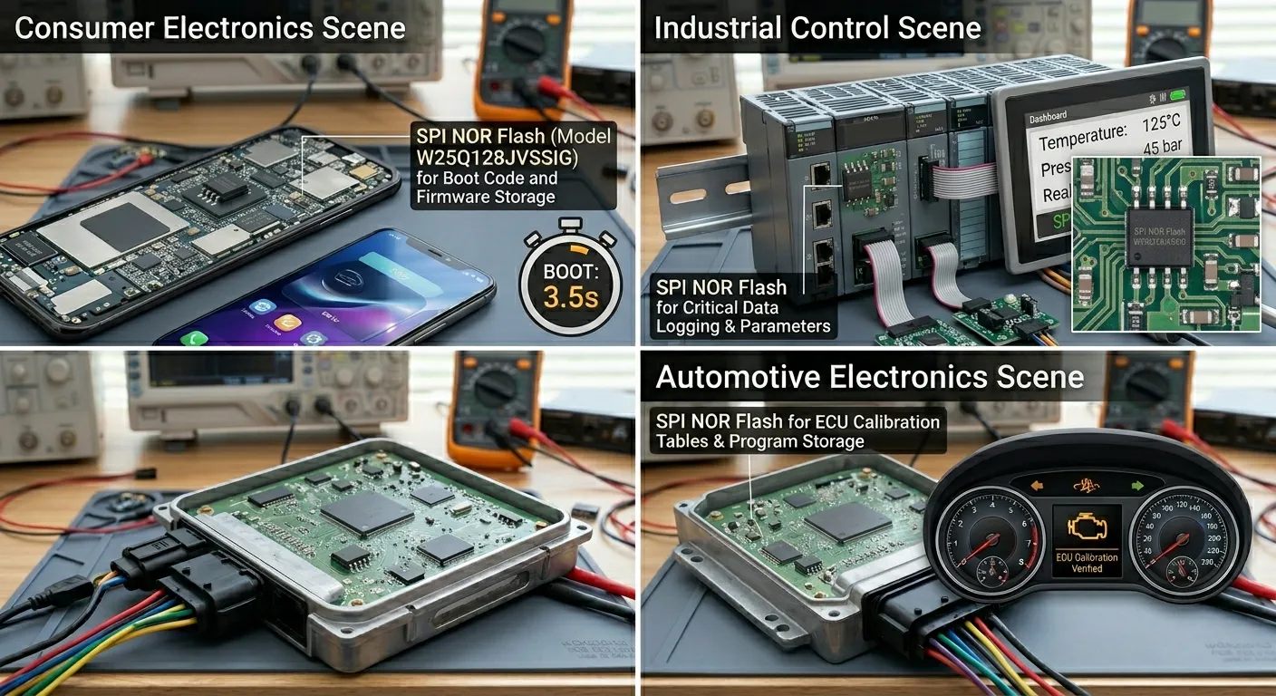 SPI NOR Flash Memory