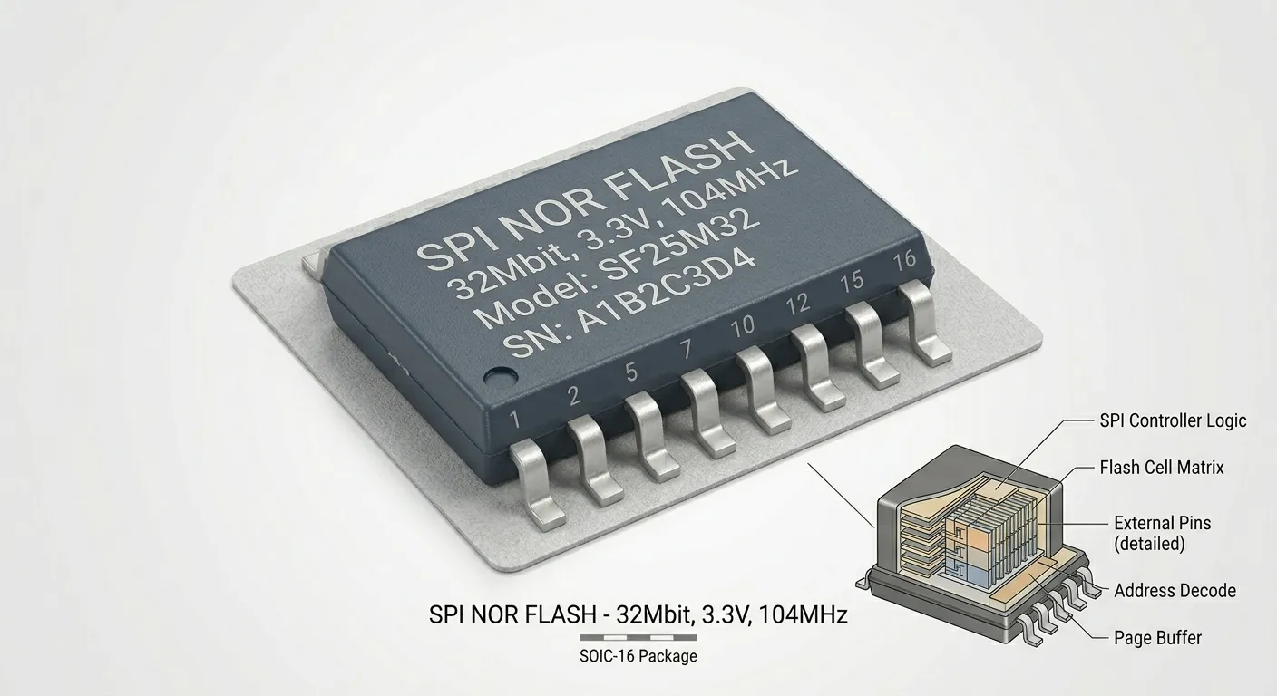 SPI NOR Flash Memory