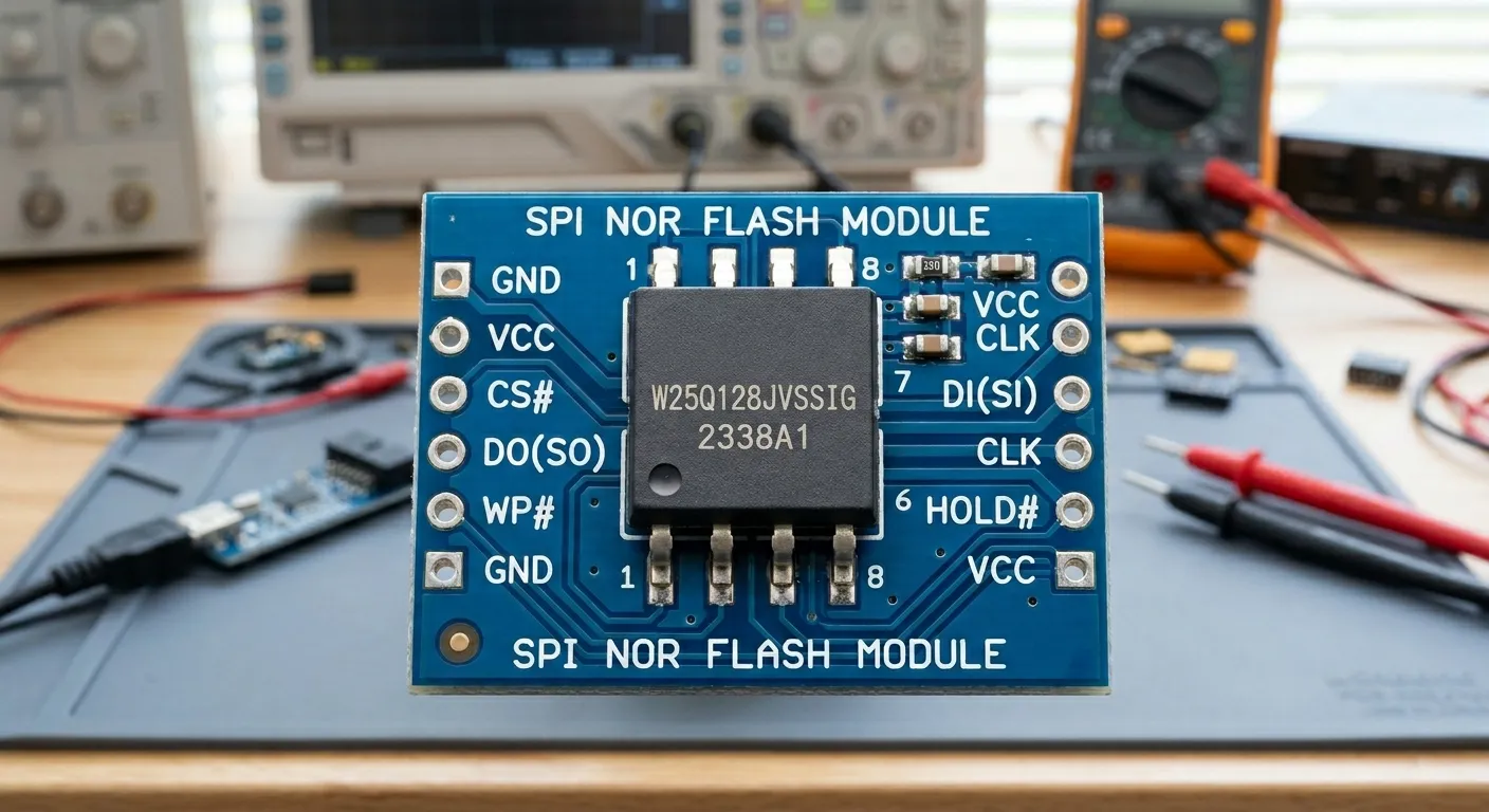 SPI NOR Flash Memory